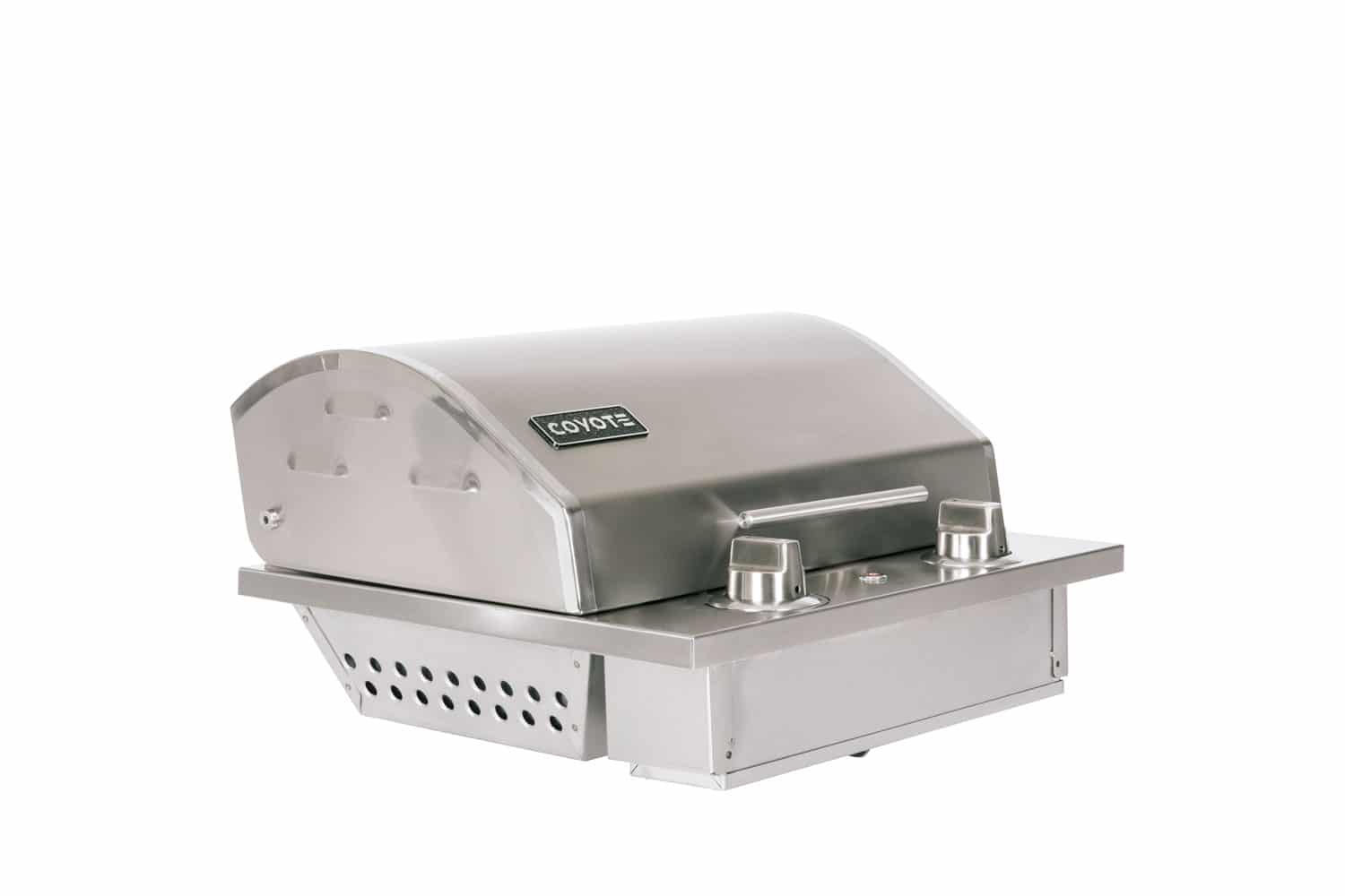 Coyote Electric Grill on Pedestal in Stainless Steel by Spotix