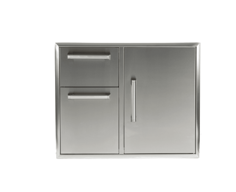 31" Combination Storage: Door and Drawers Cabinet (Model: CCD-2DC31)
