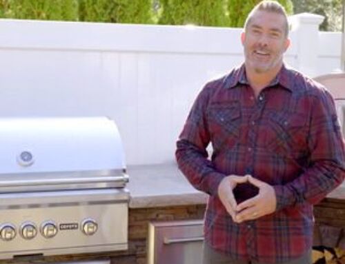 Coyote Outdoor Kitchen Designed for Skip Bedell