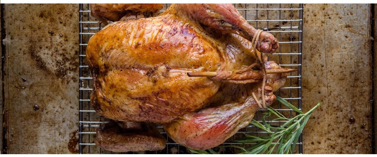 Spatchcock Roast Chicken With Shallot & Tarragon
